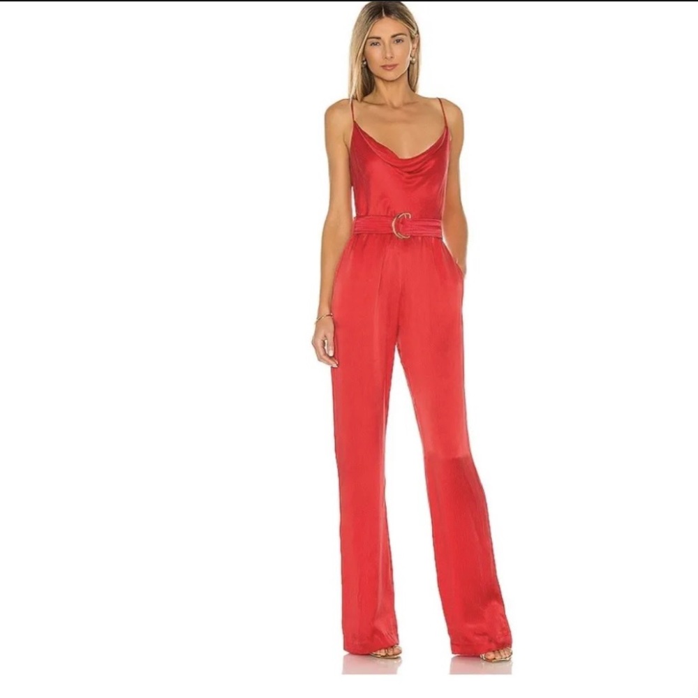 Rocio Solid Jumpsuit in Red Karina
Grimaldi